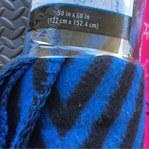 Stars & Moon Pajama Bottoms & New Fleece Throw - Picture 5 of 5